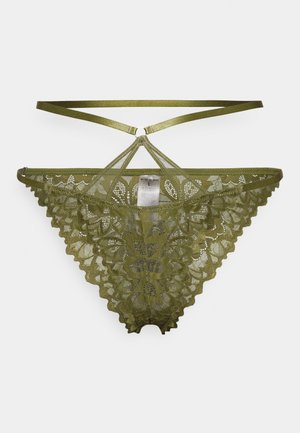 We Are We Wear BLAKEY STRAPPY BRAZILIAN CURVE - Brazilians - olive green