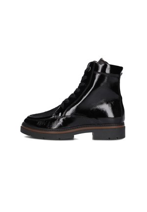Lace-up ankle boots - s gloss nero cav nero