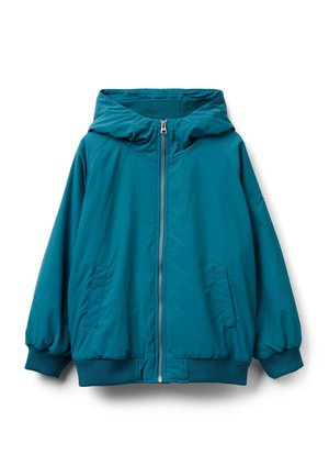 WITH HOOD - Übergangsjacke - blue