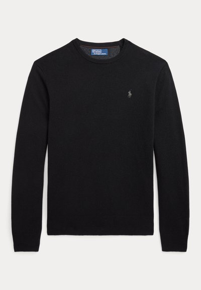 Polo Ralph Lauren WOOL CREWNECK SWEATER - Striktrøje - black