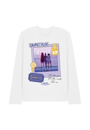 NETFLIX, KPOP DEMON HUNTERS HUNTRIX GOLDEN TOUR TICKET - Langarmshirt - white