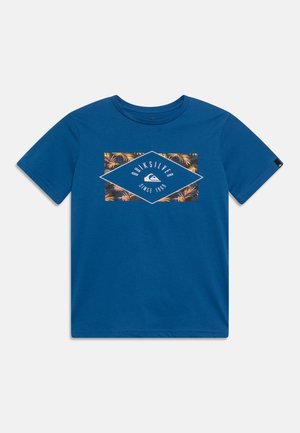CIRCLED LINE YTH - T-shirt imprimé - snorkel blue
