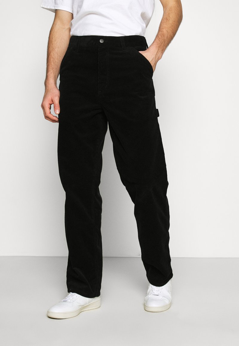 Carhartt WIP - SINGLE KNEE PANT COVENTRY  CORDUROY - Püksid - black rinsed, Suurenda