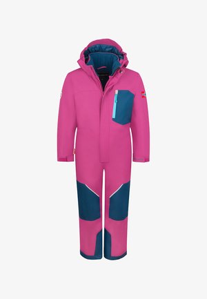 TROLLKIDS, ISFJORD - Snowsuit - bright berry madeira blue lagoon blue