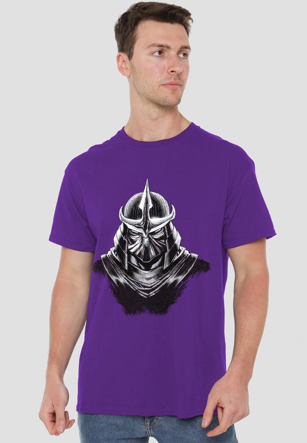 TMNT SHREDDER HEAD - T-Shirt print - purple
