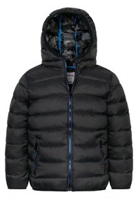 MINOTI HOODED PADDED PUFFER - Übergangsjacke - dark grey