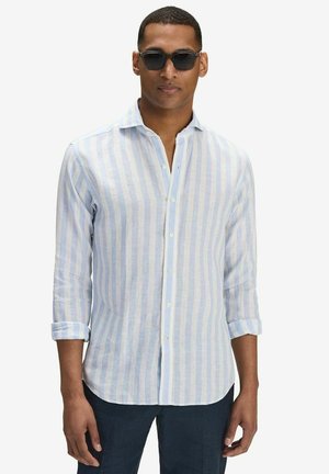 John Henric ORION BLOCK STRIPE - Shirt - light blue
