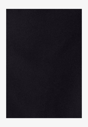 Must must tekstuuriga must kangas, millel on sile viimistlus. Pind on ühtlane ilma mustrite või riistvarade detailideta.