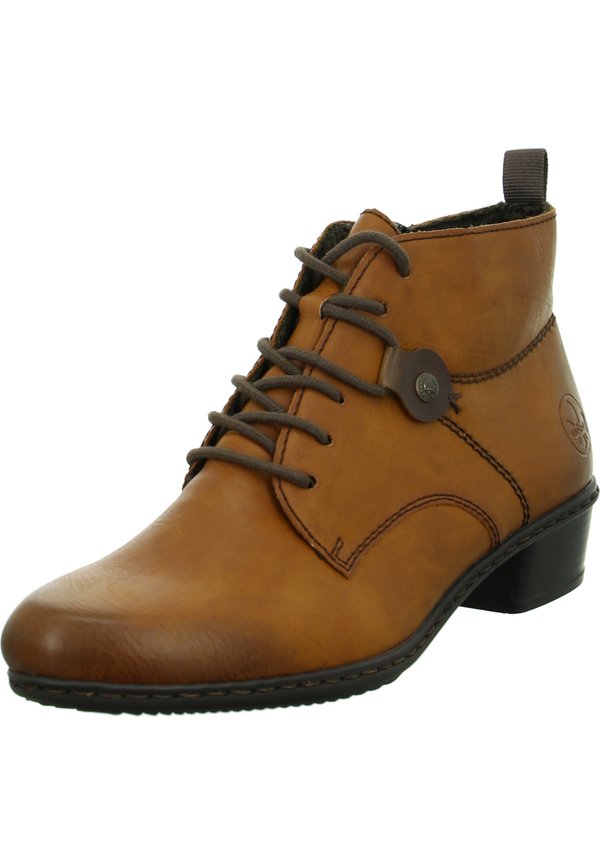 Schnürstiefelette - braun