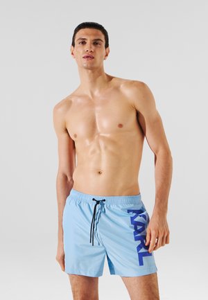 LOGO BOARD - Swimming shorts - placid blue