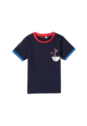 SHORT SLEEVE - T-shirt imprimé - navy