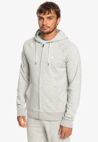 Quiksilver Mikina na zip - light grey heather