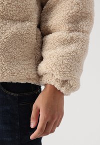 Jack & Jones JORCAMP PUFFER JACKET - Žieminė striukė - cloud dancer