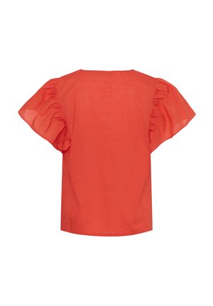Kaffe, KAKARLI SHORT SLEEVE - Bluse - grenadine