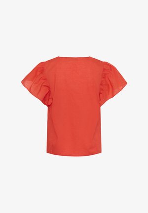 Kaffe, KAKARLI SHORT SLEEVE - Bluse - grenadine