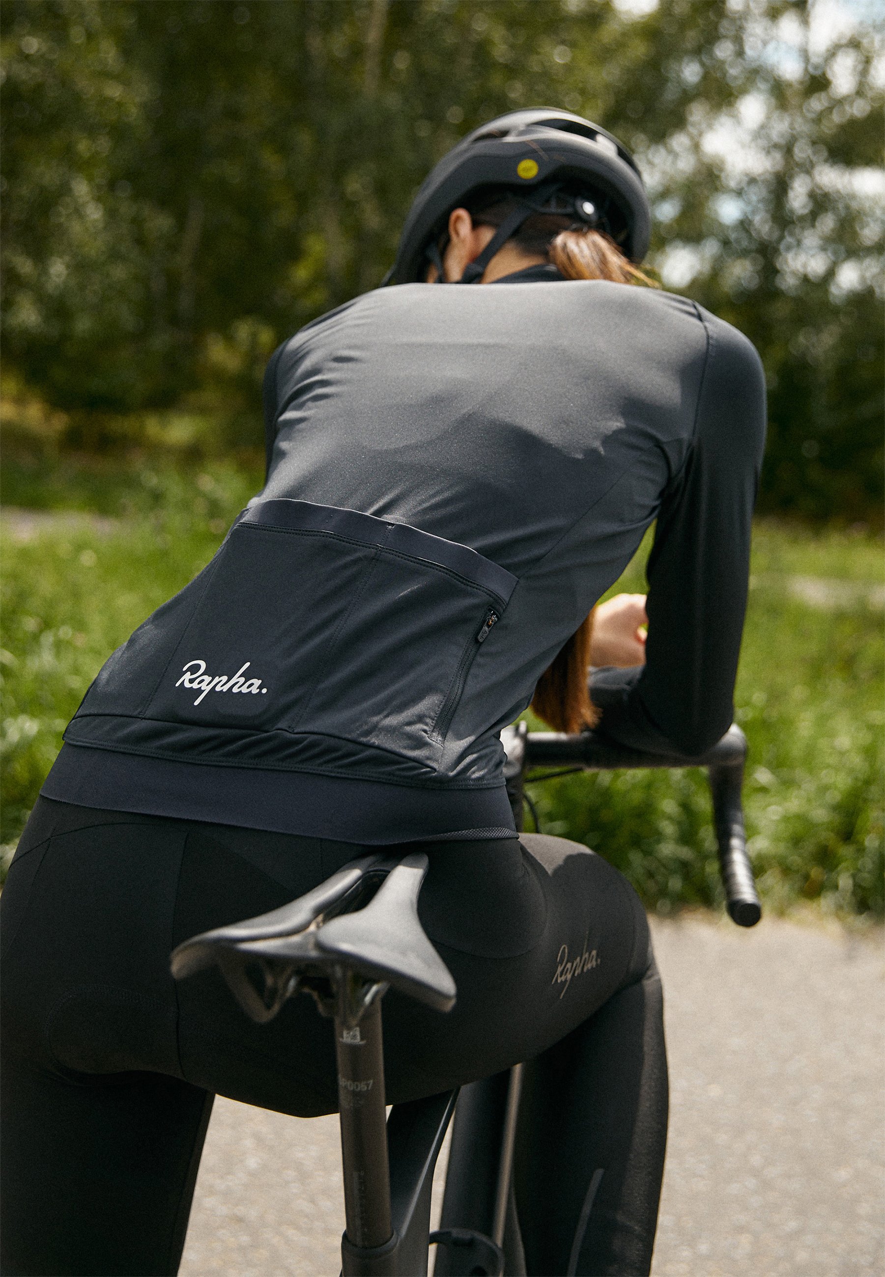 Rapha WOMENS CORE LONG SLEEVE - Cycling Jersey - black/white/black 