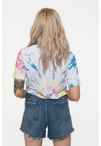 Paradiso Clothing NIRVANA HEART DYE WASH - Print T-shirt - white