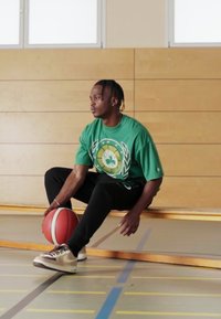 Nike Performance NBA BOSTON CELTICS JOGGERS - Tracksuit bottoms - black