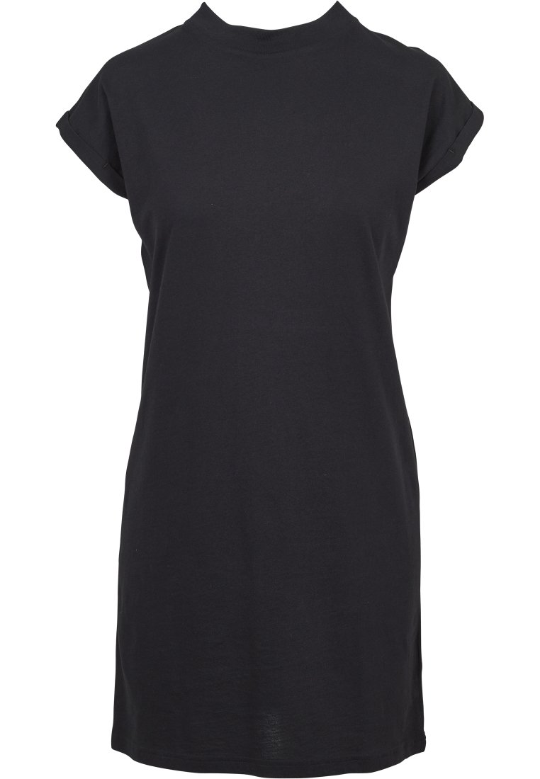 Robe Femme Urban Classics à épaules Dénudées - Jersey Doux, Style Décontracté, Manches Retroussées