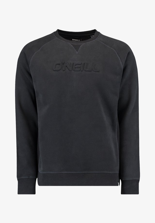 CREWS LOGO CREW NECK - Sweatshirt - black out