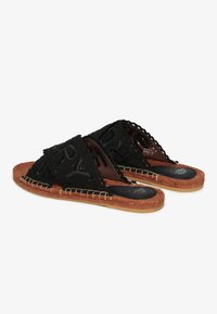 Superdry & Co CROSS STRAP  - Mules - black lace