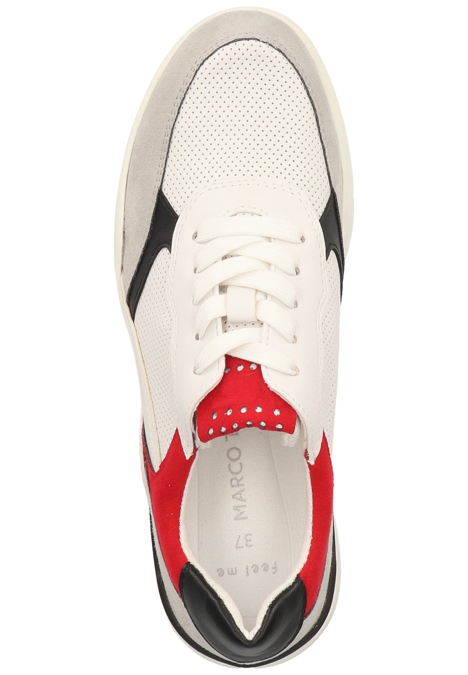marco tozzi red trainers