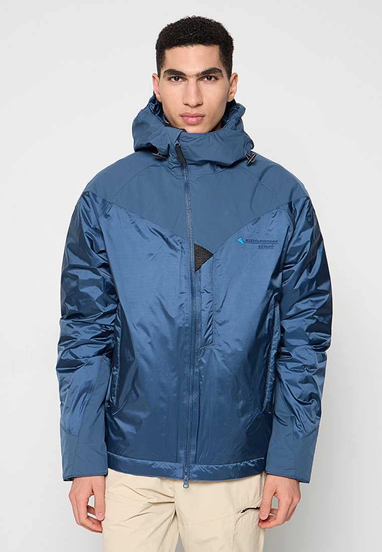 Klättermusen Gewatteerde jas blauw Klättermusen Gewatteerde jas blauw