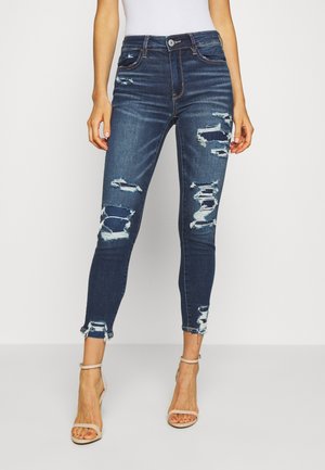Jeggings - destroyed denim