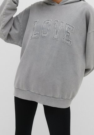 Felpa con cappuccio - grey