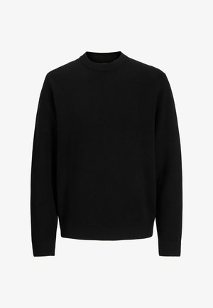 Jack & Jones PREMIUM JPRBLAMILANO STITCH CREW NECK - Maglione - black