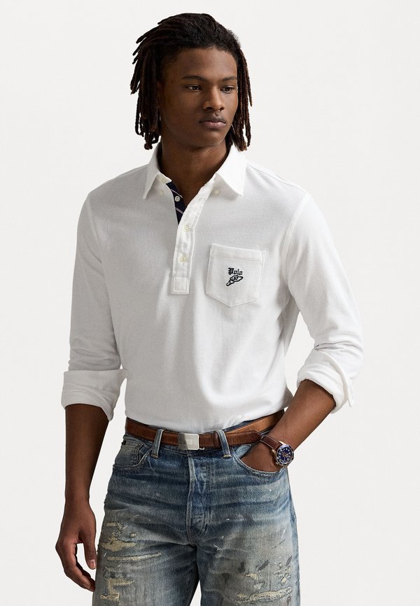 CLASSIC FIT POPOVER POLO SHIRT - Long sleeved top