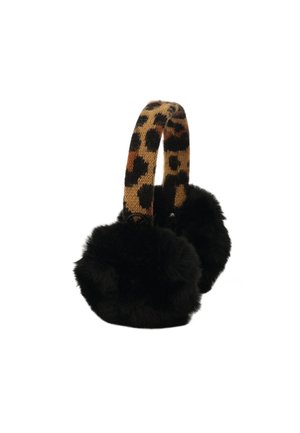 BRUSHED  LEOPARD  - Panta/korvaläpät - dark beige