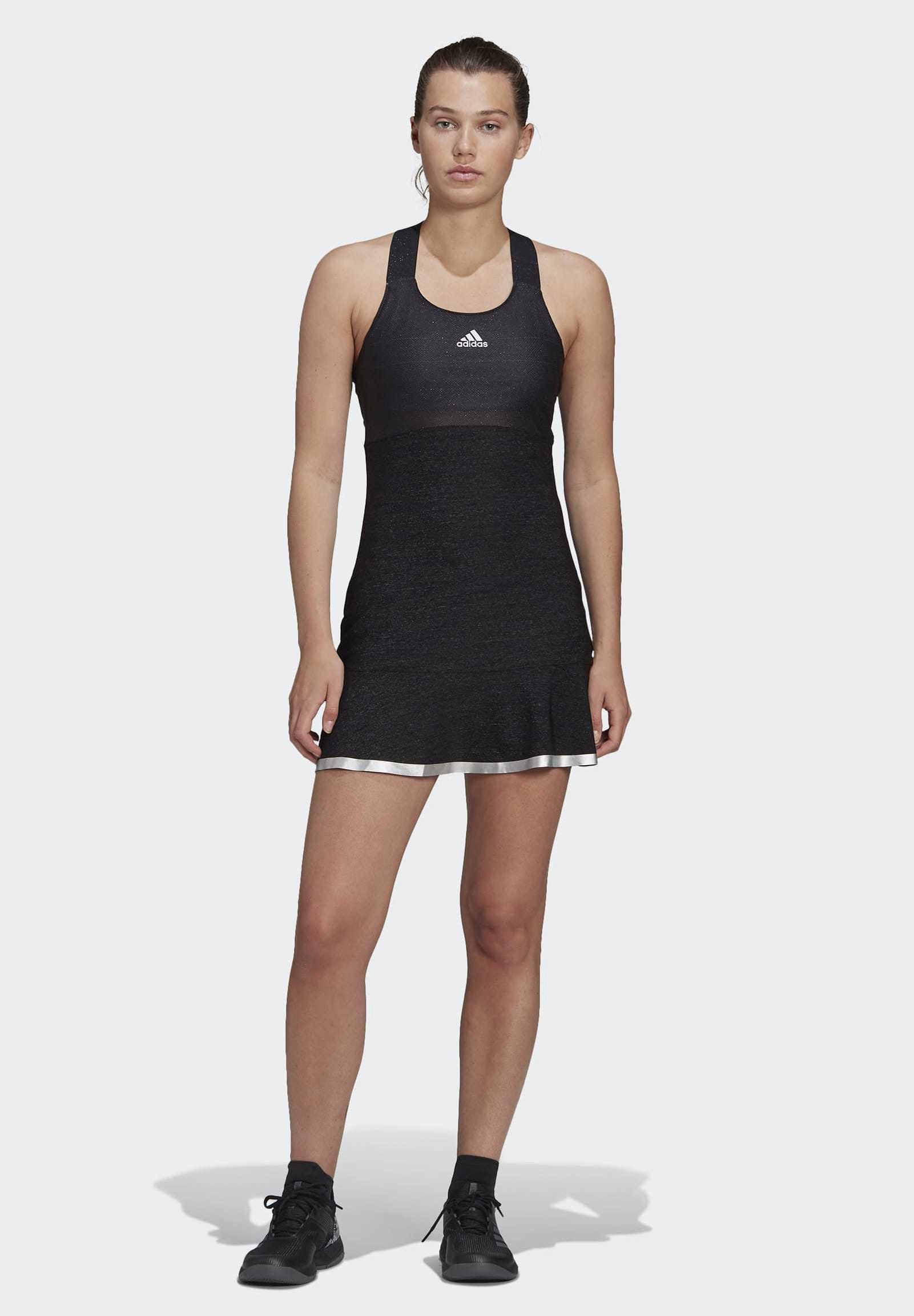adidas Performance GLAM ON TENNIS Y-DRESS - Jurken - black/Zwart -  Zalando.nl