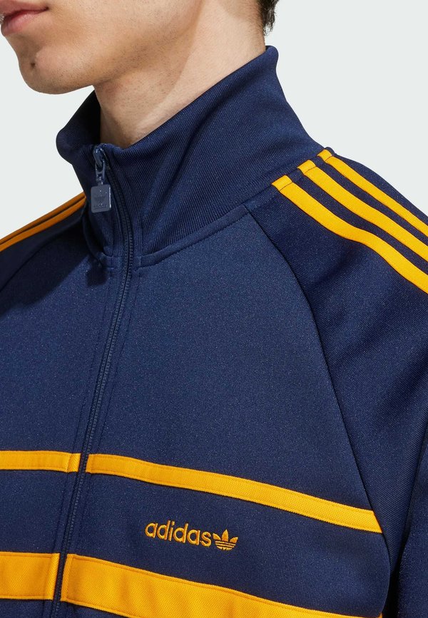 Training jacket - night indigo   crew orange2