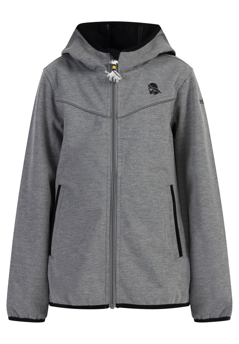 Schmuddelwedda Outdoorjas grijs gemêleerd