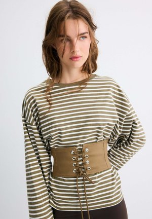 Stradivarius, CORSET BELT - Cintura - evergreen