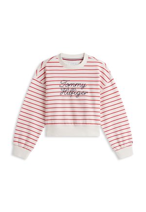 Tommy Hilfiger, TOMMY HILFIGER CREW NECK - Felpa - primary red