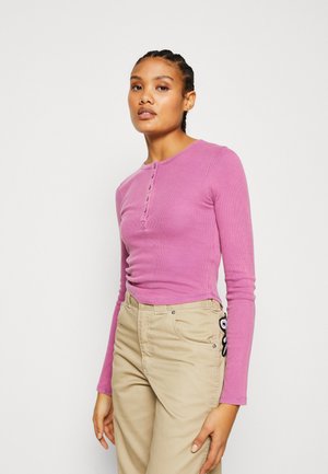ACID BUTTON UP - Langærmede T-shirts - purple