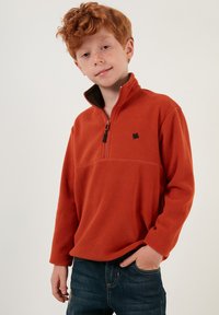 LELA REGULAR FIT - Vesta od flisa - orange
