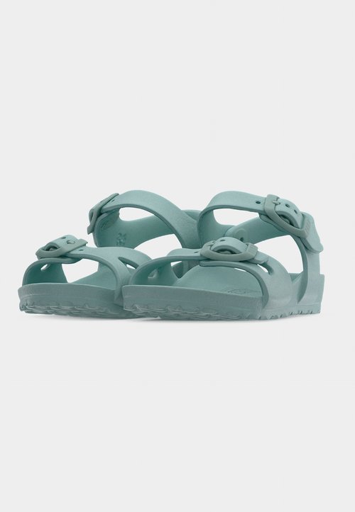 Birkenstock RIO KIDS NARROW UNISEX - Pool slides - surf green — foto 3