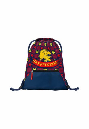 Baagl TAGESRUCKSACK - Drawstring sports bag - dark blue/red/yellow