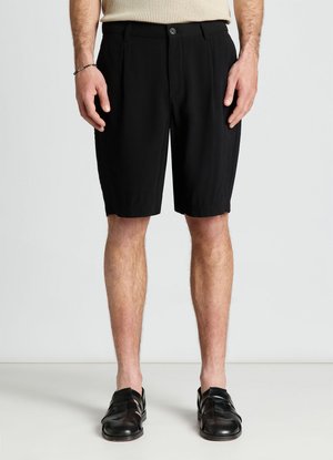 Calliope, PANTALONE CORTO TINTA UNITA - Shorts - nero ultrablack
