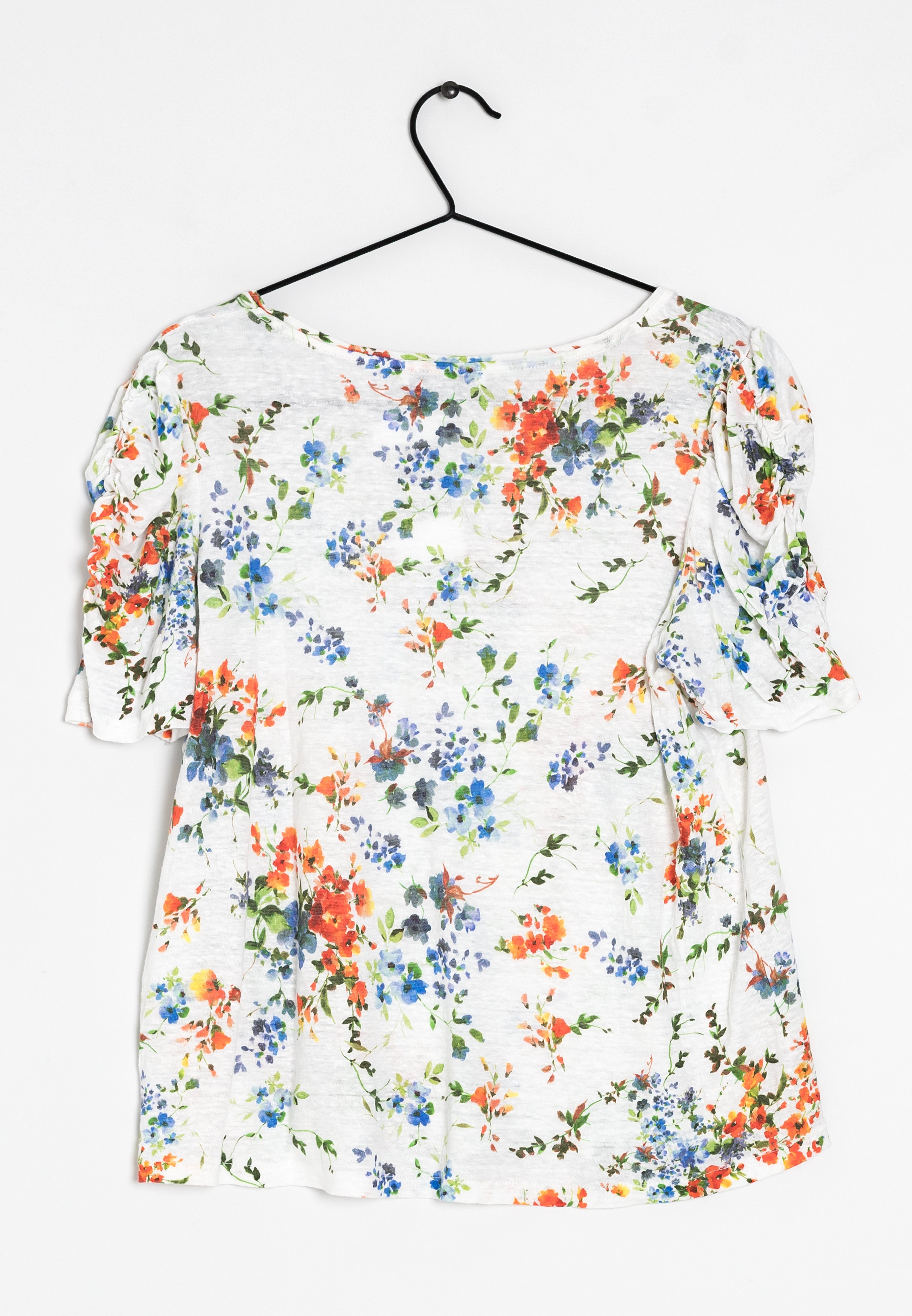 Violeta by Mango Print T-shirt - white 