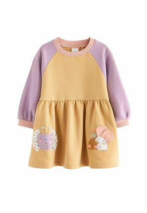 LONG SLEEVE - REGULAR FIT - Jurk - yellow