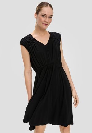 MIT V-AUSSCHNITT - Day dress - schwarz