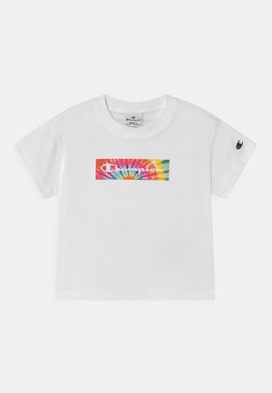 COLOR RAVE - T-shirt con stampa - white