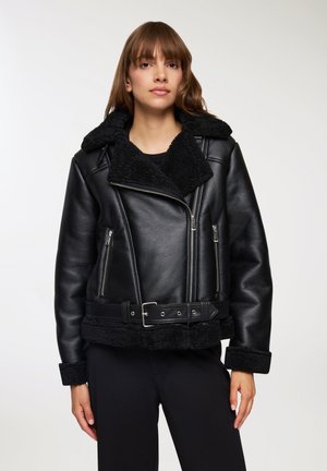CON CINTURA - Blazer - nero