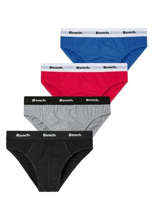 4 PACK - Slip - blau grau meliert  rot  schwarz