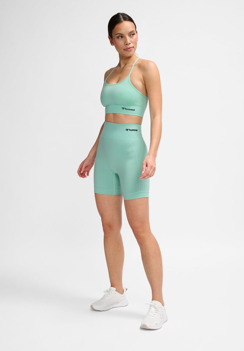 Hummel SEAMLESS - Tights - ocean wave
