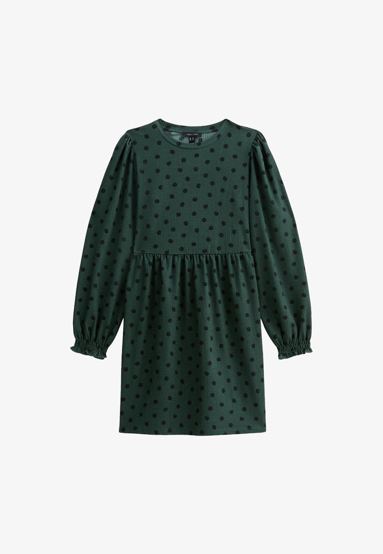 New Look POLKA DOT CRINKLED SMOCK - Day dress - green pattern/mottled green - Zalando New Look POLKA DOT CRINKLED SMOCK - Day dress - green pattern/mottled green - Zalando